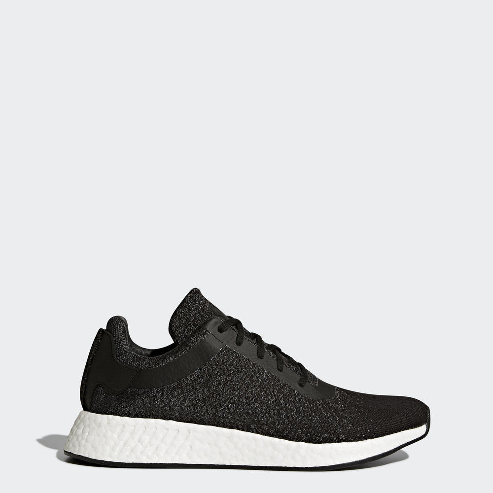 Adidas Wings + Horns Nmd_r2 Primeknit - Originals ανδρικα - Μαυρα/Μαυρα/Γκρι,Μέγεθος: EU 36 – 54 2/3